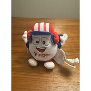 Ferrero Kinder Egg Surprise Kinderino Paratrooper 7" Plush Stuffed Soft Toy